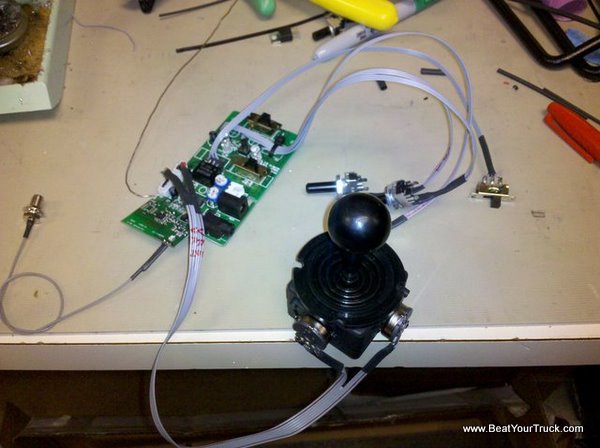 Beat Your Truck - Project CAP - one handed joystick RC transmitter 